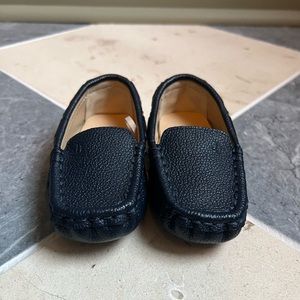 Janie and Jack toddler boy leather driving shoe